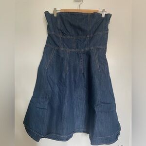 Warehouse Vintage-style Denim Dress